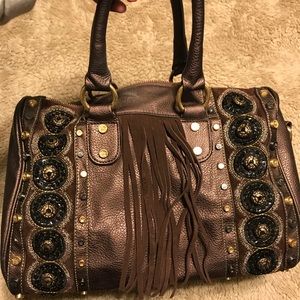 Like new Christian Audigier imitation leather